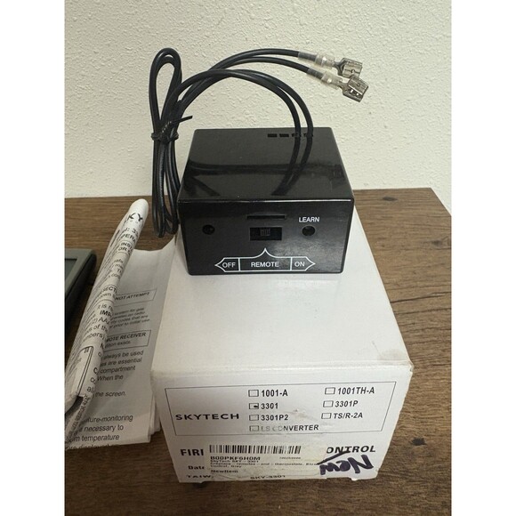 Skytech 3301 Fireplace Remote Control Thermostat Gas & Pellet Stoves Wireless - Picture 14 of 16